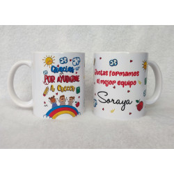 Taza Mug 330 ml Gracias Ayudar a Crecer