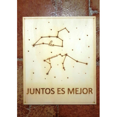 Constelación Personalizado Zodiaco Frase