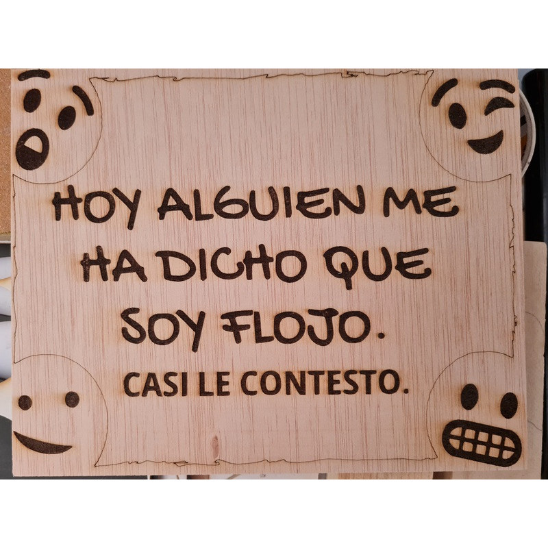 Letrero Personalizado de Madera Frases 1