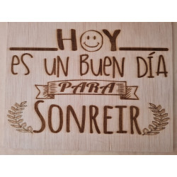 Letrero Personalizado de Madera Frases 3