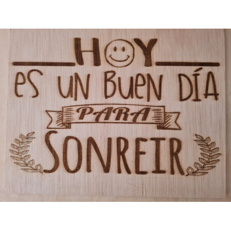 Letrero Personalizado de Madera Frases 3