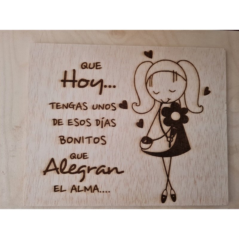 Letrero Personalizado de Madera Frases 4