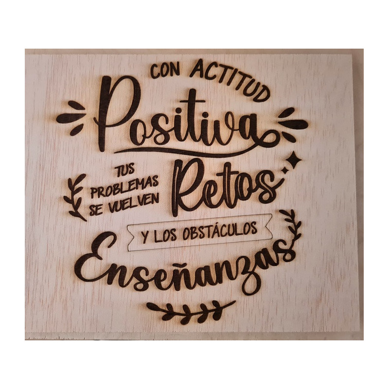 Letrero Personalizado de Madera Frases 6