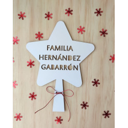 Estrella Madera Familia