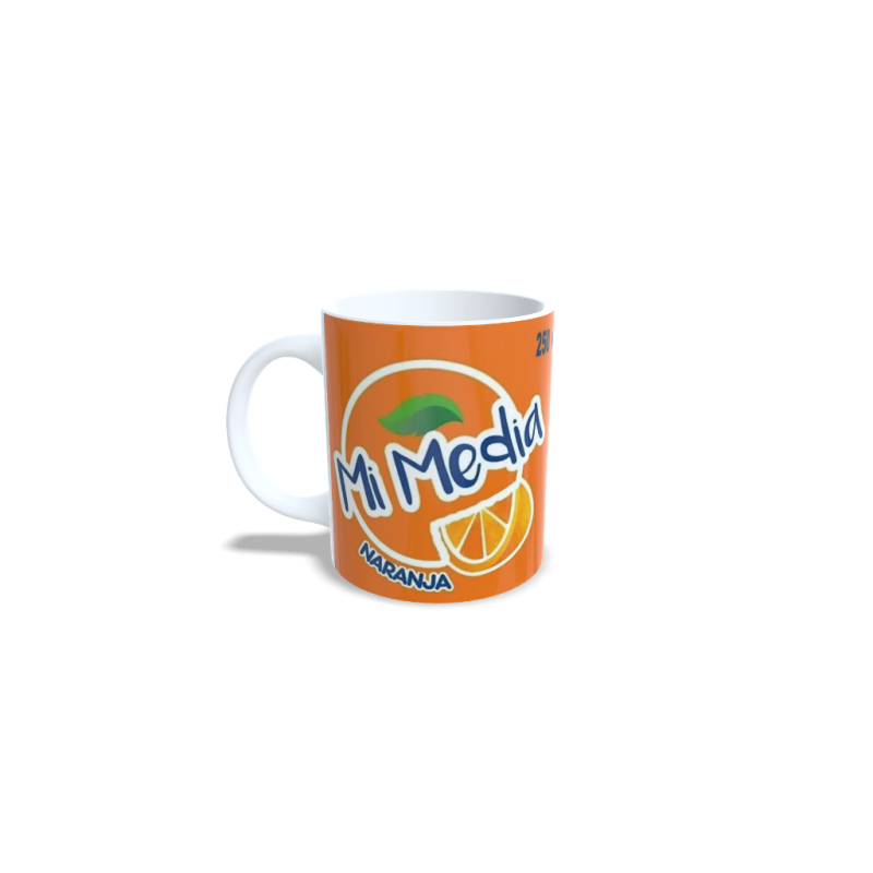 Taza Mug 330 ml Media Naranja F