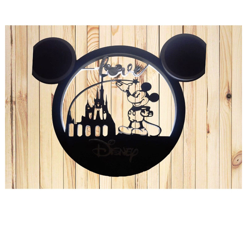 Letrero Capas Mickey Circulo