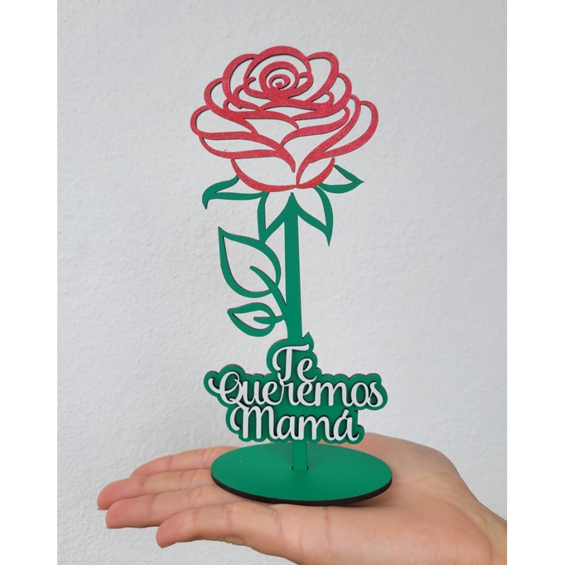 Rosa Te Queremos Mamá