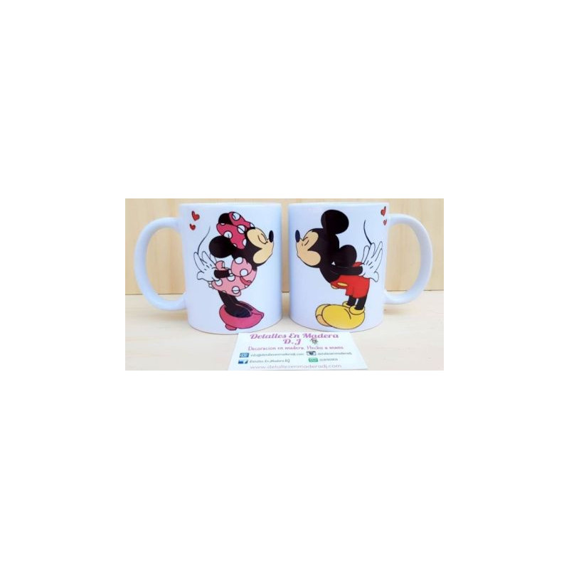 Taza Mug 330ml Minnie Mickey