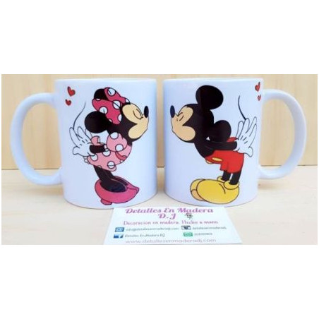 Taza Mug 330ml Minnie Mickey